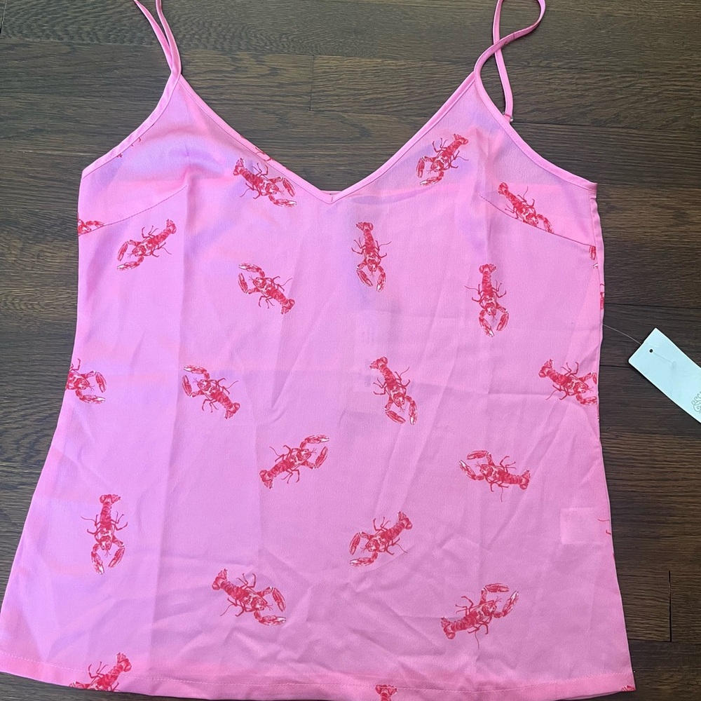 Never Fully Dressed Pink Lobster Camisole